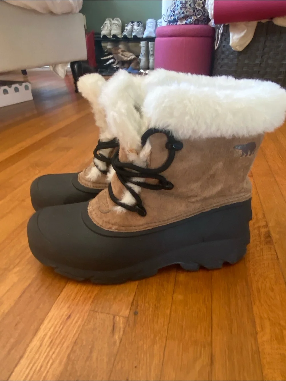 Sorel Snow Angel Lace Boots - White